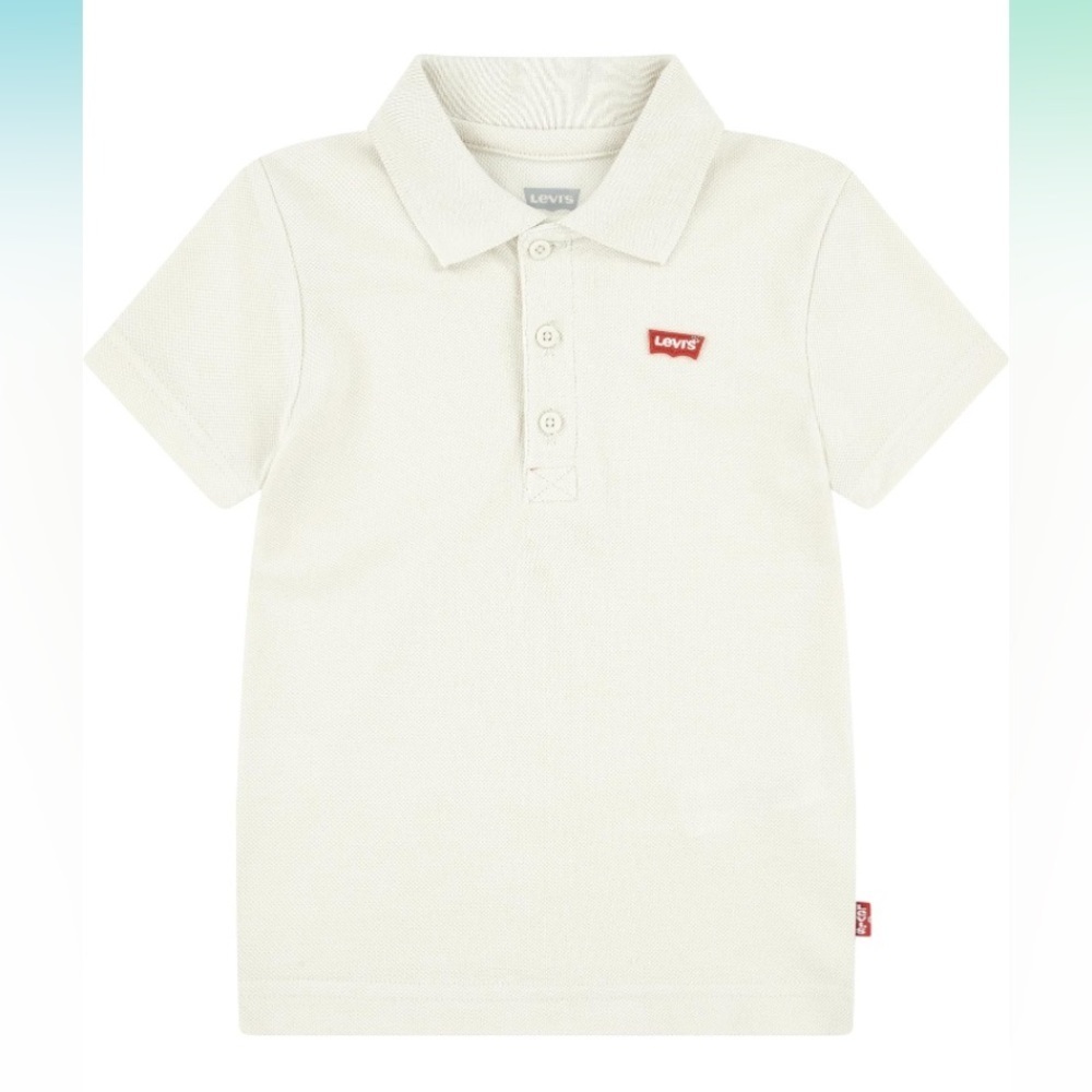 White Levi’s Boy Polo T-Shirt - Picture 1 of 3